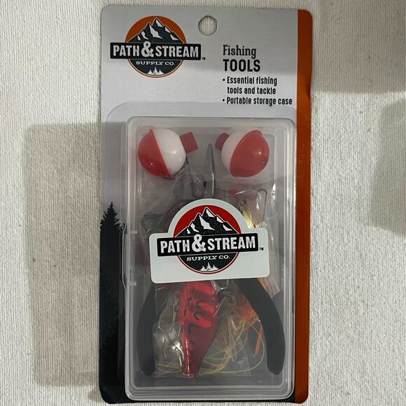 Path & Stream Fishing Bundle: Fishing Tools, Hooks, Line and Foam Torpedo Floats - Picture 2 of 9
